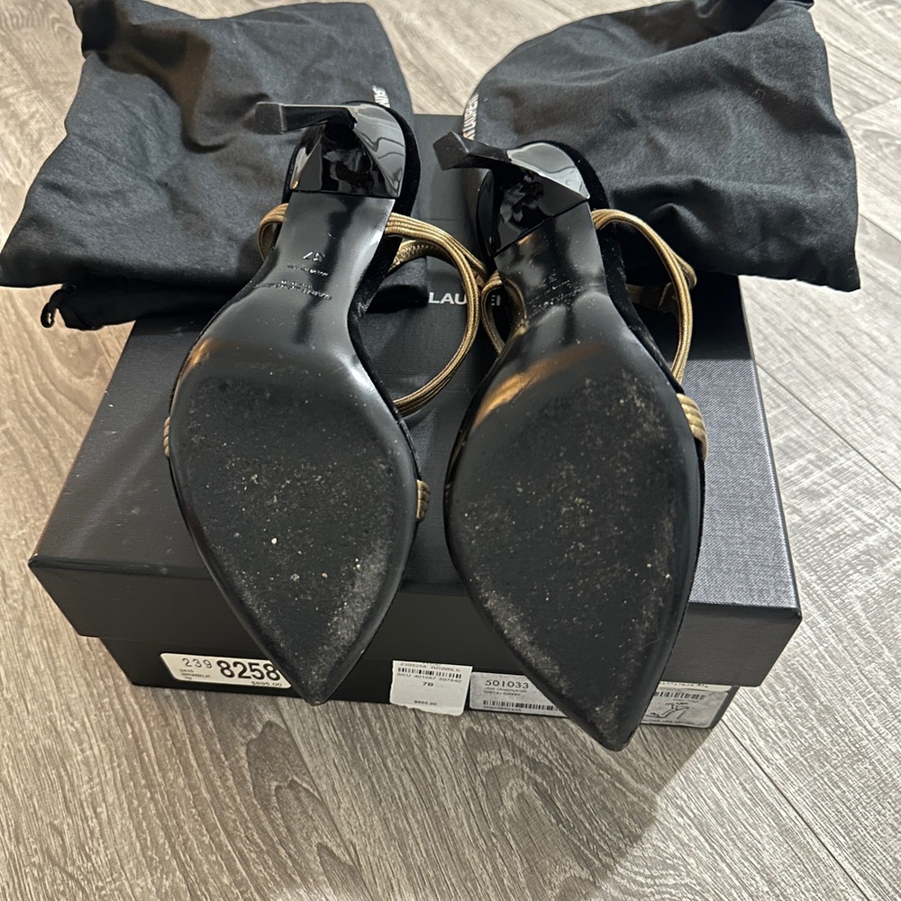 Saint Laurent Talitha Heels - Size 37 - Picture 6 of 6